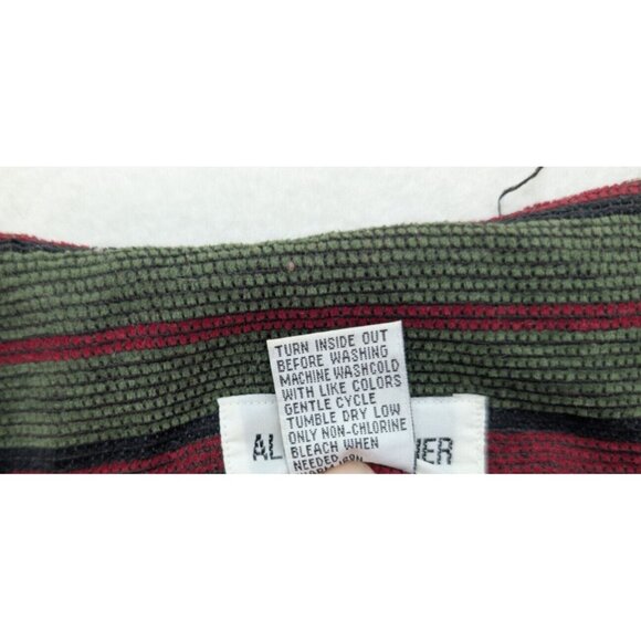 Alfred Dunner Women's Blazer Suit Jacket Size 16 Textured Red Green Stripe - Picture 5 of 12